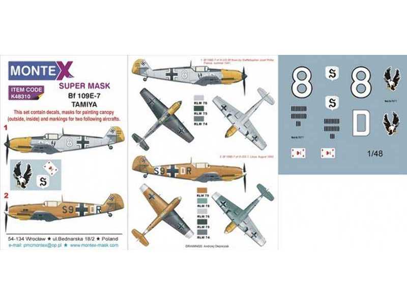 Bf 109E-7 TAMIYA - zdjęcie 1