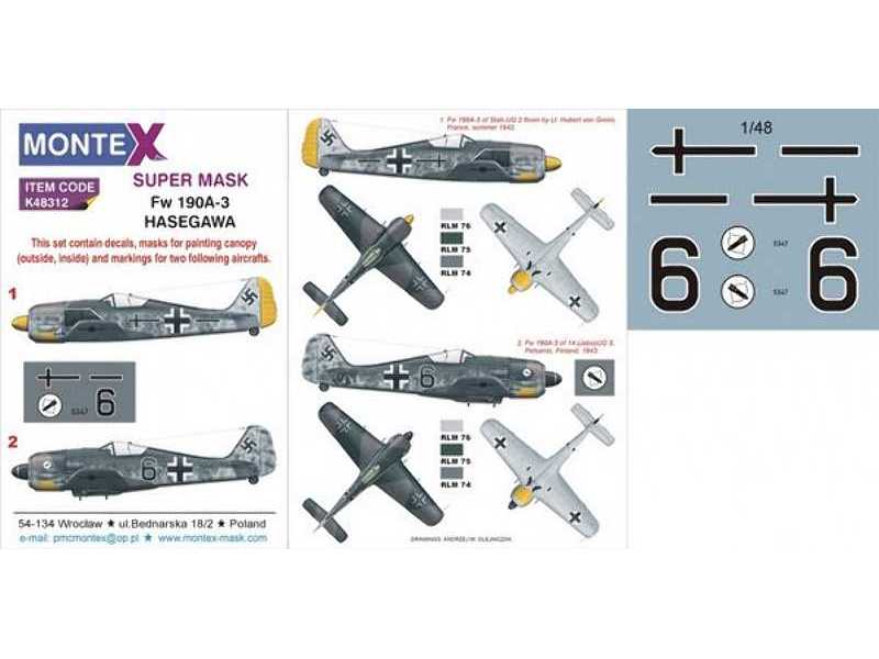 Fw 190A-3 HASEGAWA - zdjęcie 1 Fw 190A-3 HASEGAWA - zdjęcie 1