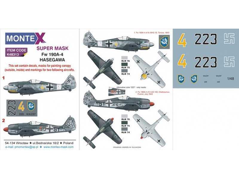 Fw 190A-4 HASEGAWA - zdjęcie 1 Fw 190A-4 HASEGAWA - zdjęcie 1