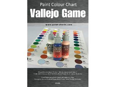 Wzornik kolorów Vallejo Game Color 20mm - zdjęcie 1