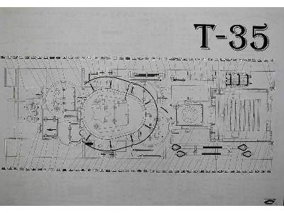 T-35 rosyjski wielowieżowy (wieże cylindryczne) czołg ciężki z I - zdjęcie 45