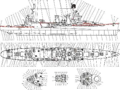 USS SAN FRANCISCO amerykański ciężki krążownik z II w. św. - zdjęcie 3