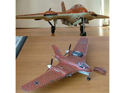 MESSERSCHMITT Me-329 prototyp niemieckiego ciężkiego myśliwca z  - zdjęcie 2