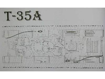 T-35A rosyjski wielowieżowy (wieże stożkowe) czołg ciężki z II w - zdjęcie 48