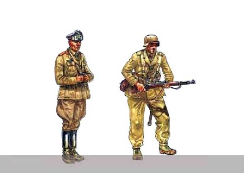 Figurki - Piechota niemiecka - Afrika Korps - D.A.K. - zdjęcie 1 Figurki - Piechota niemiecka - Afrika Korps - D.A.K. - zdjęcie 1