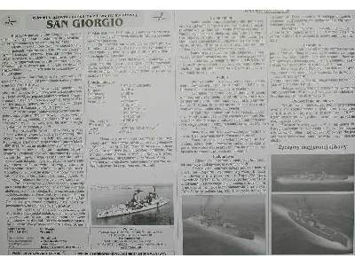 SAN GIORGIO włoski krążownik pancerny z II w. św. - zdjęcie 12