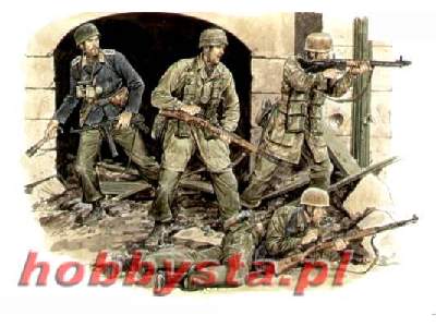 Figurki Fallschirmjager Monte Cassino 1944 - zdjęcie 1