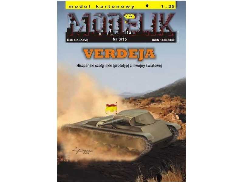 VERDEJA Hiszpański czołg lekki (prototyp) z II wojny swiatowej - zdjęcie 1 VERDEJA Hiszpański czołg lekki (prototyp) z II wojny swiatowej - zdjęcie 1