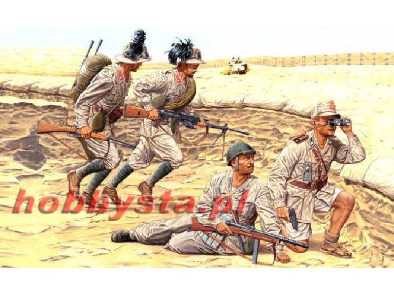 Włoska piechota - El Alamein 1942 - zdjęcie 1 Włoska piechota - El Alamein 1942 - zdjęcie 1
