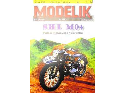 SHL M04 POLSKI MOTOCYKL Z 1949 ROKU - zdjęcie 2
