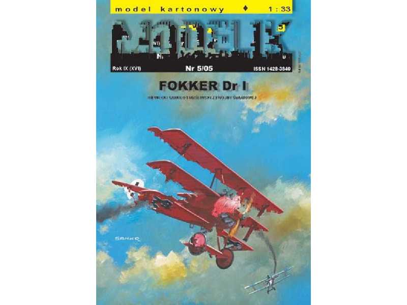 FOKKER DR I niemiecki samolot myśliwski z I wojny światowej - zdjęcie 1 FOKKER DR I niemiecki samolot myśliwski z I wojny światowej - zdjęcie 1