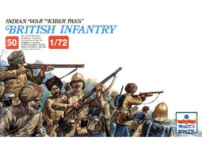 Figurki Brytyjska Piechota - Wojna "Kiber Pass" - zdjęcie 1