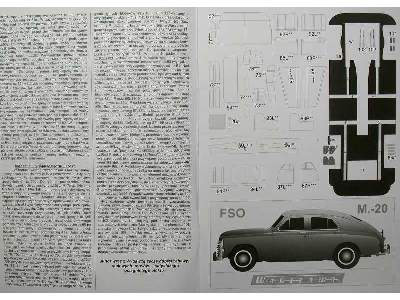 FSO M.-20 WARSZAWA polski samochód osobowy z 1954 roku - zdjęcie 3