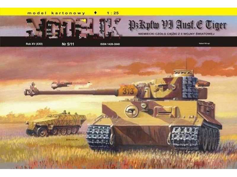 PANZER VI TIGER Ausf. E niemiecki czołg ciężki z II wojny świato - zdjęcie 1