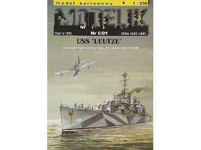 USS LEUTZE amerykański niszczyciel z II wojny światowej - zdjęcie 1
