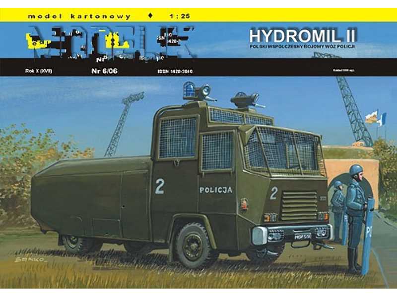 HYDROMIL II polski współczesny bojowy wóz policji do tłumienia z - zdjęcie 1 HYDROMIL II polski współczesny bojowy wóz policji do tłumienia z - zdjęcie 1