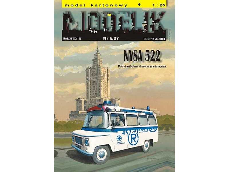 NYSA 522 AMBULANS polska karetka pogotowia z II połowy XX wieku - zdjęcie 1 NYSA 522 AMBULANS polska karetka pogotowia z II połowy XX wieku - zdjęcie 1