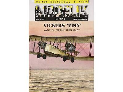 VICKERS VIMY brytyjski bombowiec z I wojny światowej (wersja Atl - zdjęcie 1