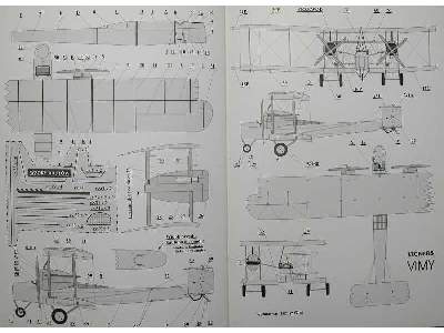 VICKERS VIMY brytyjski bombowiec z I wojny światowej (wersja Atl - zdjęcie 9