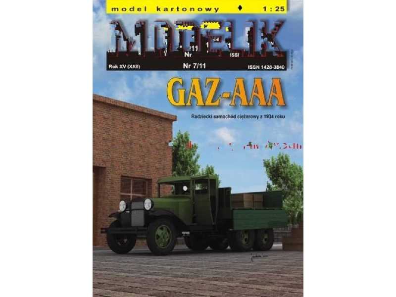 GAZ-AAA radziecki samochód ciężarowy z 1934 roku - zdjęcie 1 GAZ-AAA radziecki samochód ciężarowy z 1934 roku - zdjęcie 1