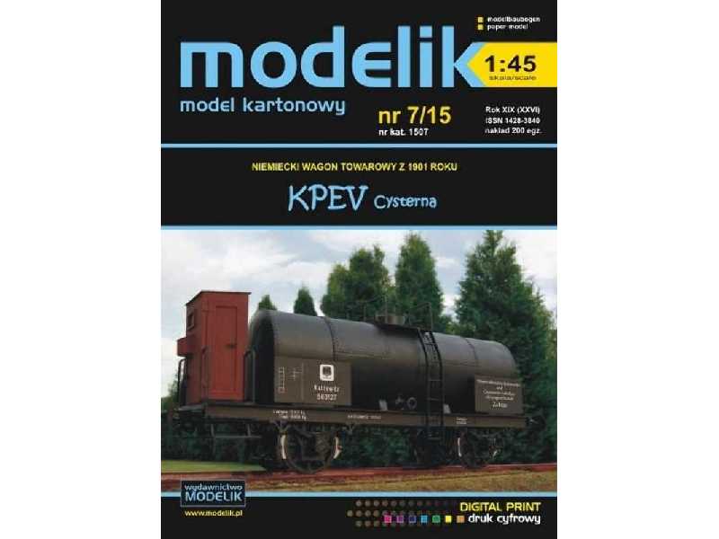 KPEV Cysterna - Niemiecki wagon towarowy z 1901 r. - zdjęcie 1 KPEV Cysterna - Niemiecki wagon towarowy z 1901 r. - zdjęcie 1