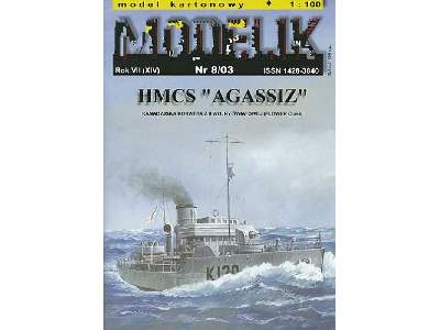 HMCSAGASSIZ brytyjska fregata klasy FLOWER z II wojny światowej - zdjęcie 1