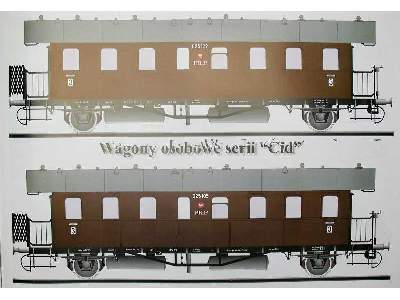 WAGONY OSOBOWE serii Cid niemieckie wagony osobowe z lat 20-tych - zdjęcie 42