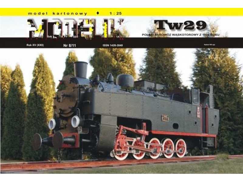 Tw 29 polski parowóz wąskotorowy z 1929 roku - zdjęcie 1 Tw 29 polski parowóz wąskotorowy z 1929 roku - zdjęcie 1