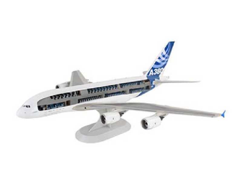 Airbus A380 z widocznym wnętrzem - zdjęcie 1 Airbus A380 z widocznym wnętrzem - zdjęcie 1