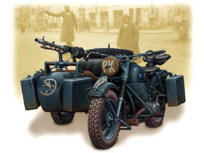 Niemiecki motocykl BMW R75 - II Wojna Światowa - zdjęcie 1 Niemiecki motocykl BMW R75 - II Wojna Światowa - zdjęcie 1