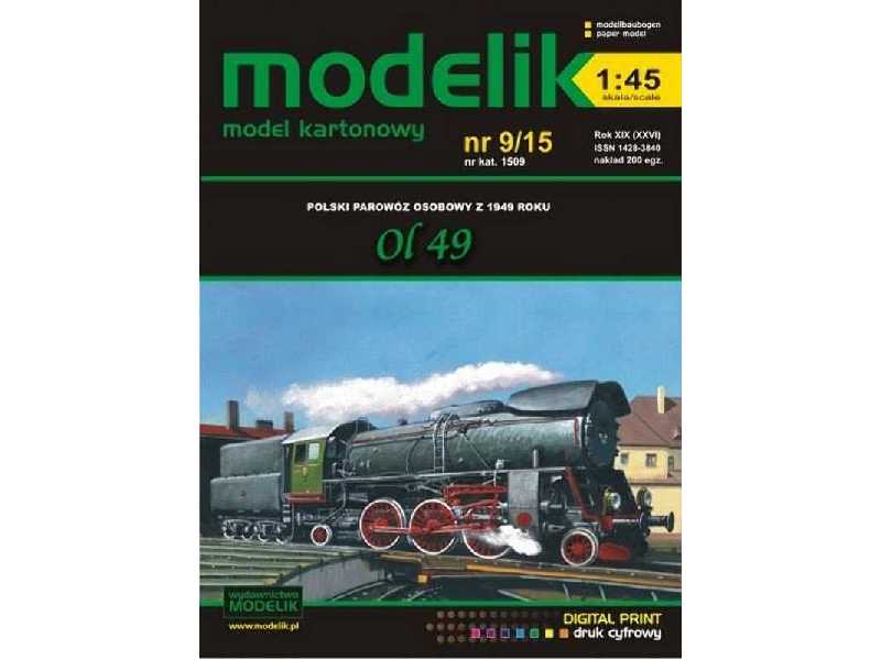 Ol 49 Polski parowóz osobowy z 1949 r. - zdjęcie 1 Ol 49 Polski parowóz osobowy z 1949 r. - zdjęcie 1