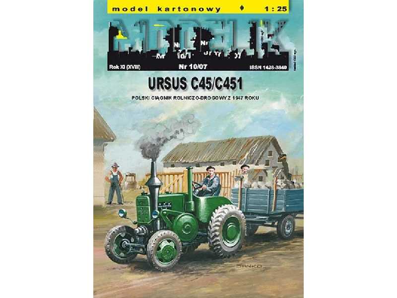 URSUS C45 polski ciągnik (traktor) rolniczo-drogowy z przyczepą - zdjęcie 1 URSUS C45 polski ciągnik (traktor) rolniczo-drogowy z przyczepą - zdjęcie 1