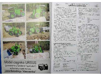 URSUS C45 polski ciągnik (traktor) rolniczo-drogowy z przyczepą  - zdjęcie 11