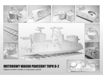 D-2 rosyjski motorowy wagon pancerny wojsk NKWD z II w. św. - zdjęcie 2