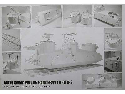 D-2 rosyjski motorowy wagon pancerny wojsk NKWD z II w. św. - zdjęcie 8