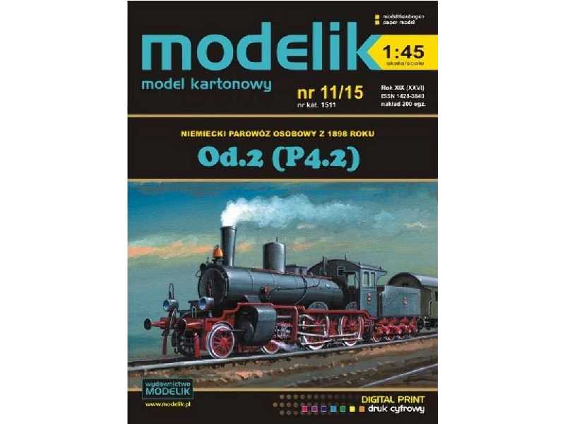 Od.2 (P4.2) Niemiecki parowóz osobowy z 1898 r. - zdjęcie 1 Od.2 (P4.2) Niemiecki parowóz osobowy z 1898 r. - zdjęcie 1