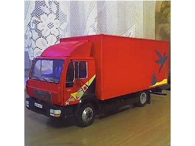 MAN LE 180 C współczesny samochód ciężarowy - kontener - zdjęcie 2