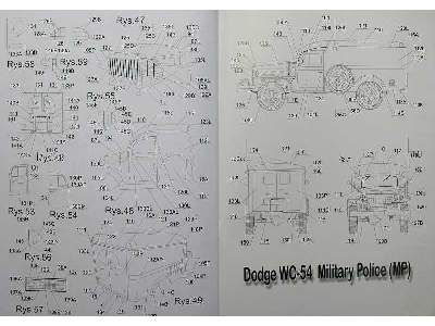 DODGE WC-54 MP amerykański furgon Military Police z II wojny świ - zdjęcie 5