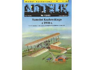SAMOLOT KOZŁOWSKIEGO polski samolot pionierski z 1910 r. - zdjęcie 1