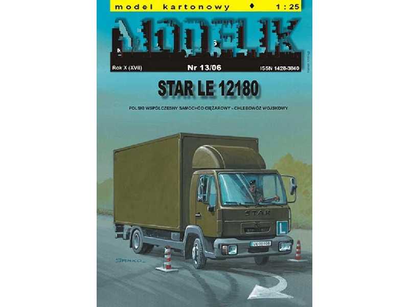 STAR LE 12180 współczesny samochód ciężarowy - chlebowóz wojskow - zdjęcie 1 STAR LE 12180 współczesny samochód ciężarowy - chlebowóz wojskow - zdjęcie 1