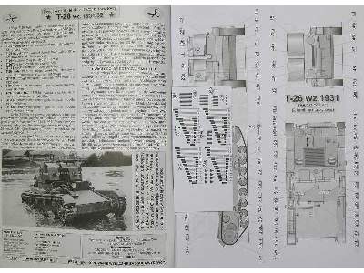T-26 wersja 1931/32 (dwuwieżowa) lub OT-26 rosyjski czołg lekki  - zdjęcie 11