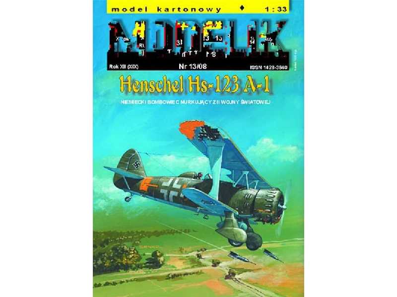 HENSCHEL Hs-123 A-1 niemiecki bombowiec nurkujący z II w. św. - zdjęcie 1 HENSCHEL Hs-123 A-1 niemiecki bombowiec nurkujący z II w. św. - zdjęcie 1