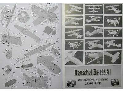 HENSCHEL Hs-123 A-1 niemiecki bombowiec nurkujący z II w. św. - zdjęcie 3