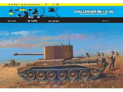 CHALLENGER MK I (A 30) brytyjski czołg szybki z II wojny światow - zdjęcie 1