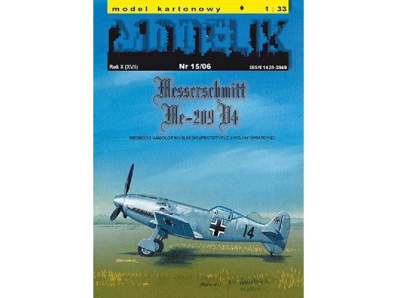 Me-209 V4 prototyp niemieckiego samolotu myśliwskiego z II wojny - zdjęcie 1 Me-209 V4 prototyp niemieckiego samolotu myśliwskiego z II wojny - zdjęcie 1