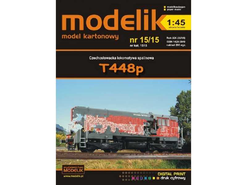 Czechosłowacka Lokomotywa spalinowa T448p - zdjęcie 1 Czechosłowacka Lokomotywa spalinowa T448p - zdjęcie 1