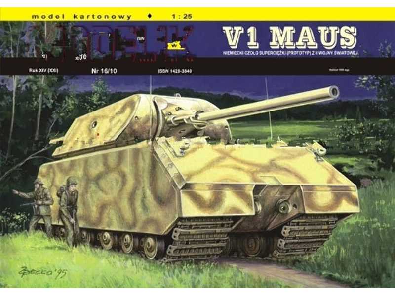 V1 MAUS niemiecki czołg superciężki z II wojny światowej (protot - zdjęcie 1 V1 MAUS niemiecki czołg superciężki z II wojny światowej (protot - zdjęcie 1