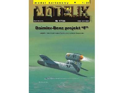 DAIMLER-BENZ projekt F niemiecki samolot-pocisk (prototyp) z II  - zdjęcie 1