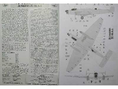 JUNKERS JU-86 A1 niemiecki samolot bombowy z II wojny światowej - zdjęcie 3