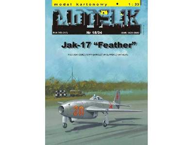 JAK-17 FEATHER rosyjski odrzutowy samolot myśliwski z 1947 r. - zdjęcie 1